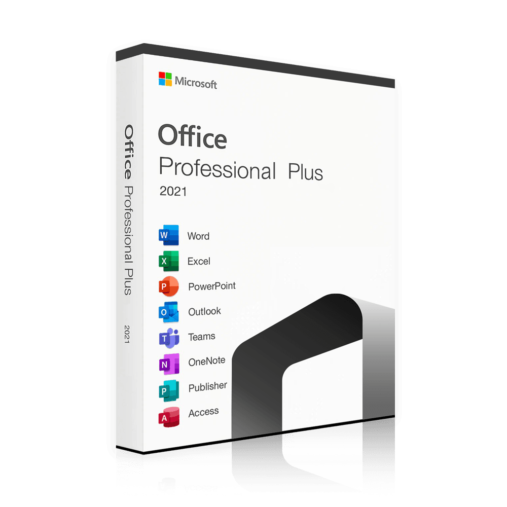 Microsoft Office 2021 Professional Plus + Project 2021 Professional + Visio 2019 Professional | Black Friday | 3 programma's voor de prijs van 1 | Volledige versie | Direct downloaden
