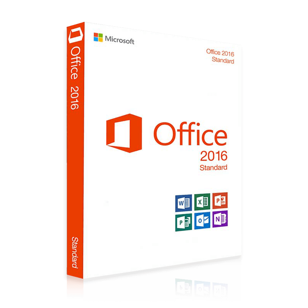 Microsoft Office 2016 Standard | 32 en 64 bit | 1 pc