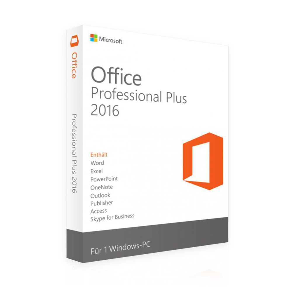 Microsoft Office 2016 Professional | Volledige versie