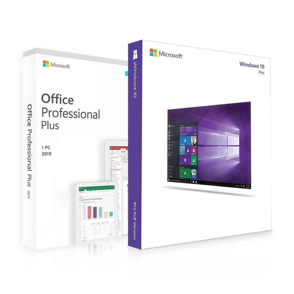 Microsoft Office 2019 Professional + Windows 10 Professional | Pakket
